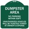 Signmission No Parking Within 50 Ft Unauthorized Vehicles Ticketed Towed at Owners Expense, GW-1818-23638 A-DES-GW-1818-23638 - alternate 1